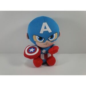 CAPTAIN AMERICA TY MARVEL Super Hero‎ Stuffed 6" Plush Toy - Fast Ship